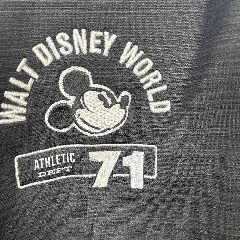 Disney Parks Jacket  Mens‎ S Dept 71 Parks Athletic Black Full Zip Mickey Mouse